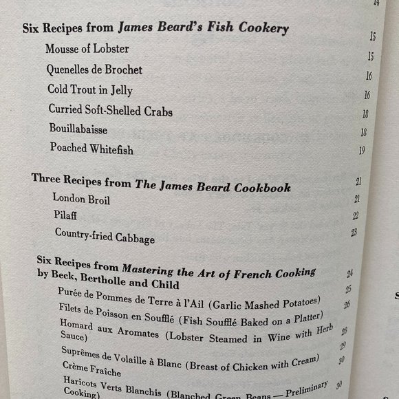 GREAT RECIPES -WORLD'S GREAT COOKS inc-Julia Child -James Beard -Craig Claiborne - Picture 7 of 14